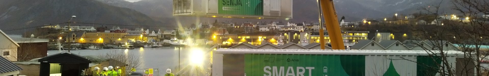 Fiskeri- og havminister Bjørnar Selnes Skjæran åpner batteriene på Senja